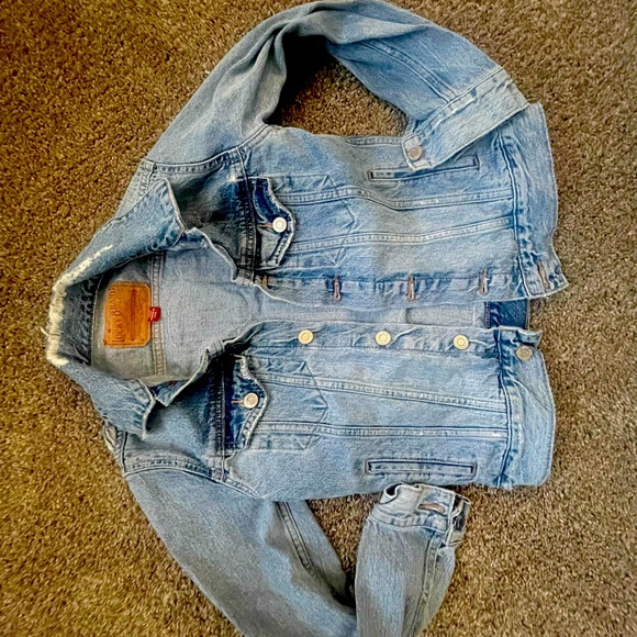 Lucky Brand Tomboy Trucker Jean Jacket - Picture 2 of 2